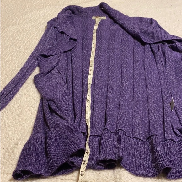 Dress Barn Purple Cardigan Size XL - Picture 8 of 9